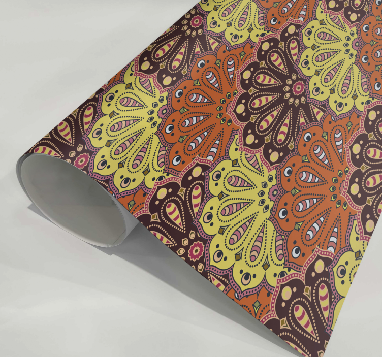 Autocolante bucătărie abstract Mandala se referă la o formă de ar - TenStickers