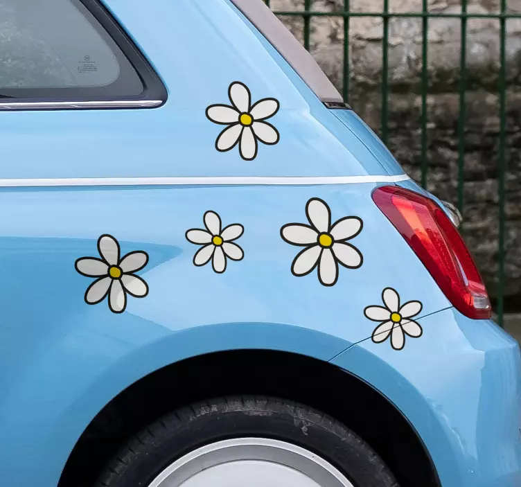 Marcator auto daisy - TenStickers