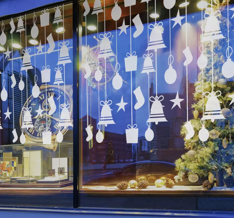 șosete de crăciun autocolant de crăciun - TenStickers