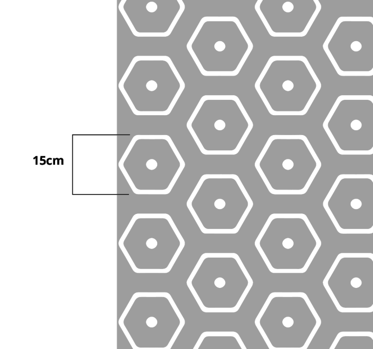 Autocolant cu mobilier cu model minimalist geometric - TenStickers