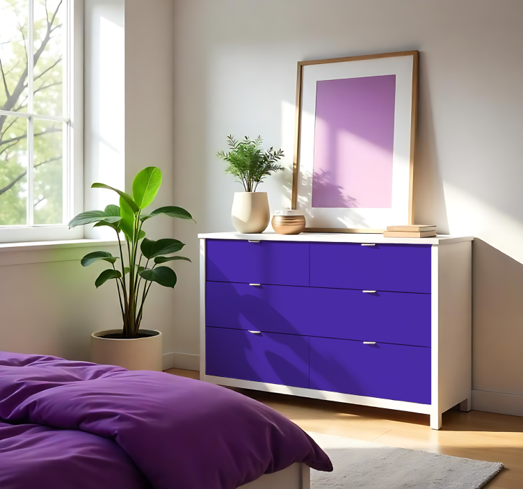 Autocolant monocolor pe foaie violet mat - TenStickers