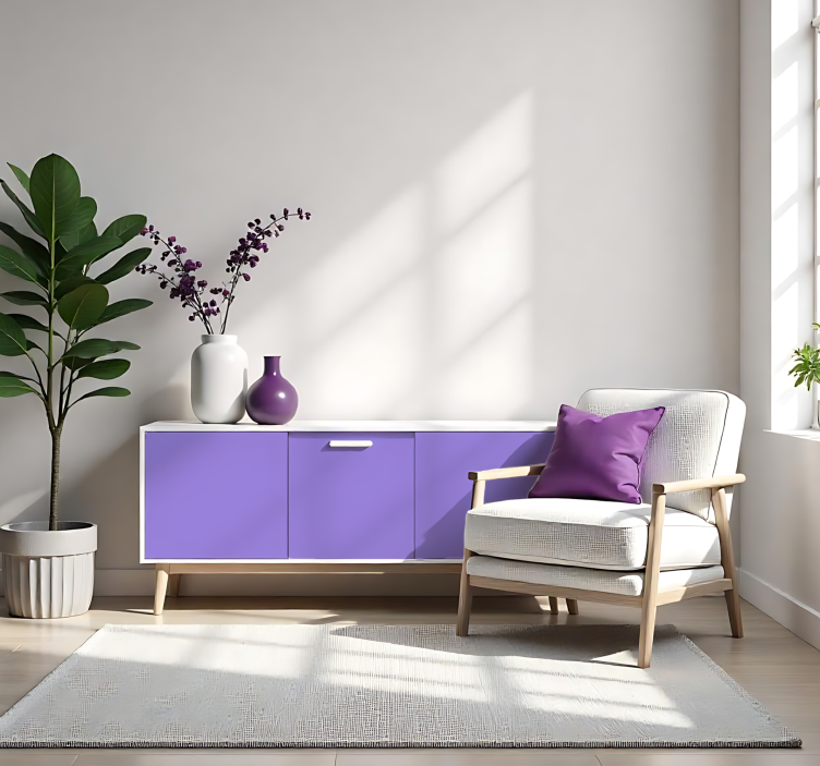 Autocolant monocolor pe foaie liliac mat - TenStickers