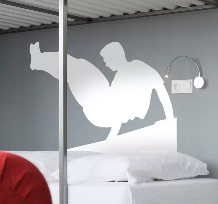 Acrobatic parkour sticker - TenStickers