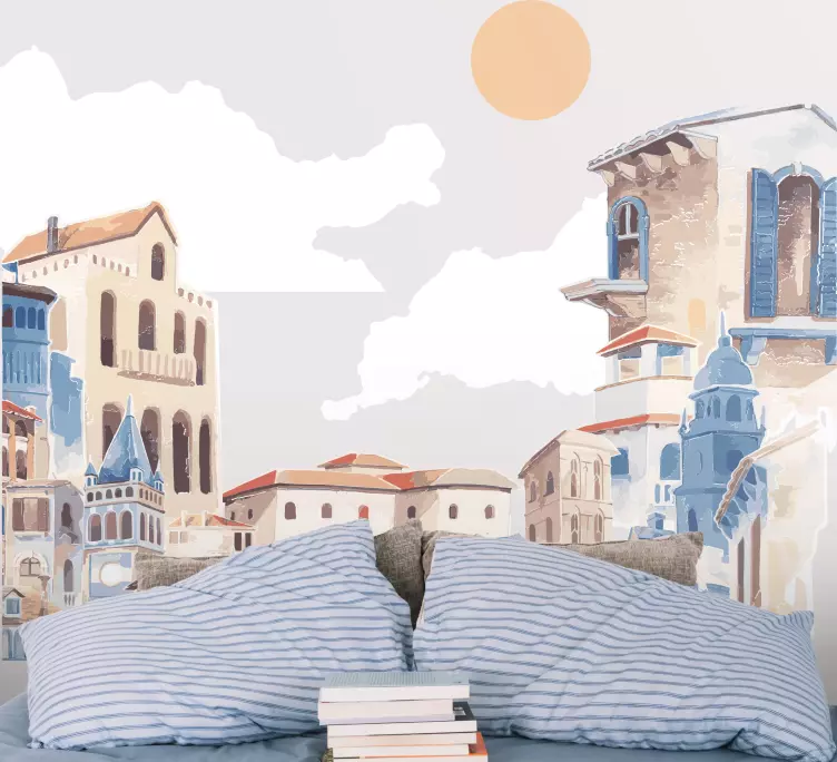 Acuarelă desen ilustrativ decal - TenStickers