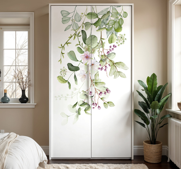 Etichete animale flori si frunze - TenStickers