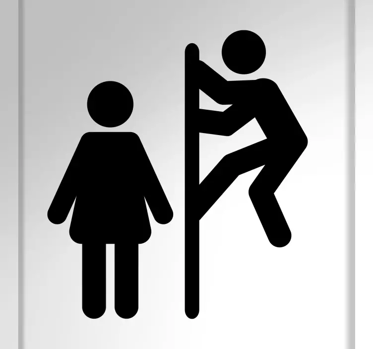 Etichete animale grafică a figurii de alpinism - TenStickers