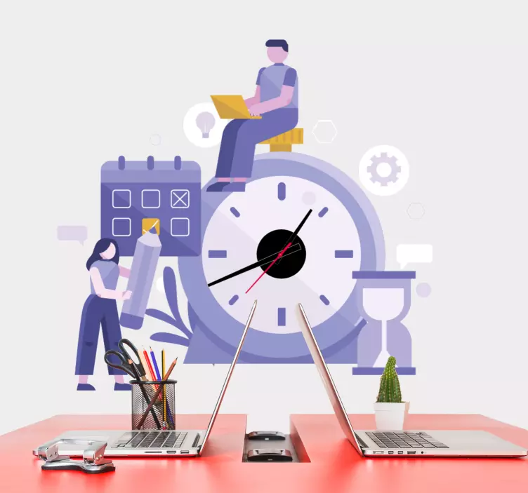 Etichete animale managementul timpului și al productivității - TenStickers