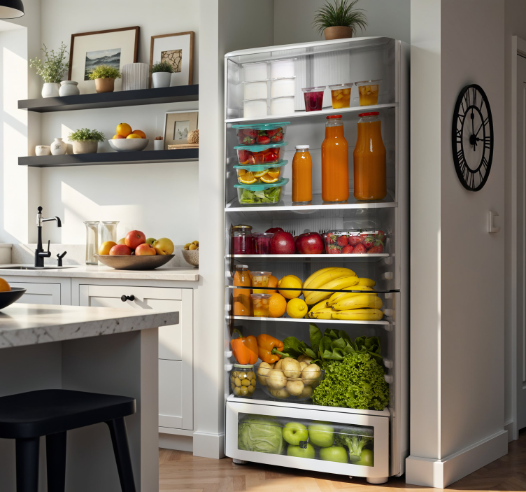 Etichete animale mâncare pentru săptămâna familiei - TenStickers