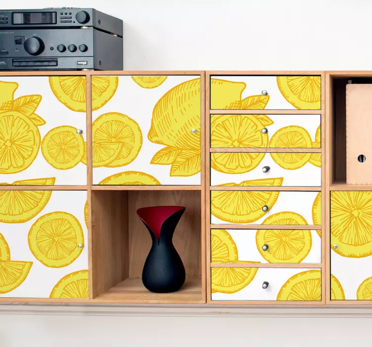 Etichete animale model de felii de lămâie - TenStickers