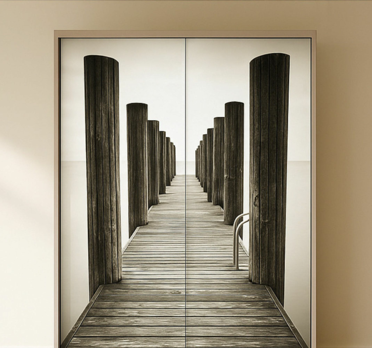 Etichete animale terasă din lemn - TenStickers