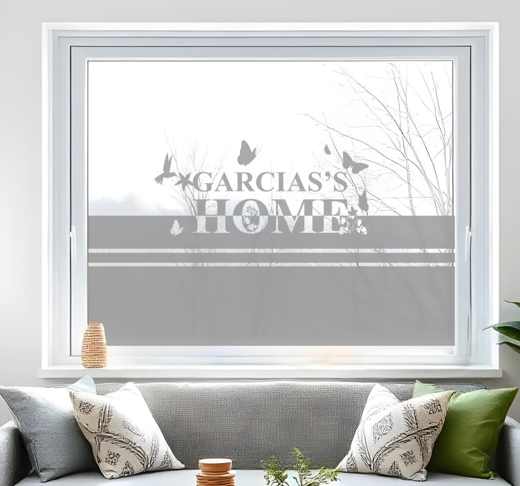 Etichete animale text cu plante - TenStickers