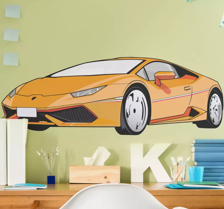 Etichete animale vehicul sport dinamic - TenStickers