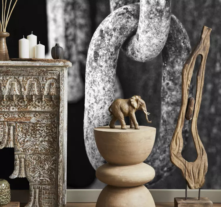 Etichete animale zale ruginite ale lanțului - TenStickers