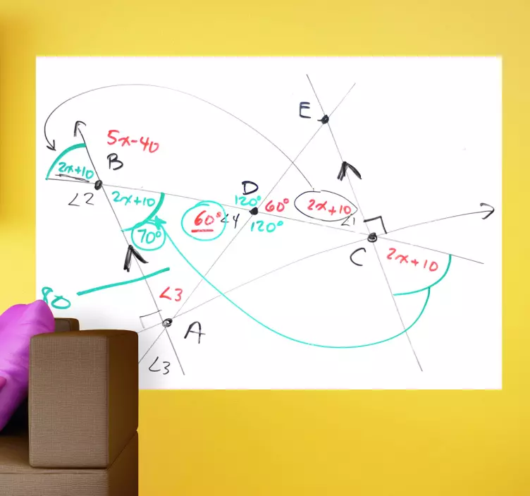 Albastru autocolant de suprafață - TenStickers