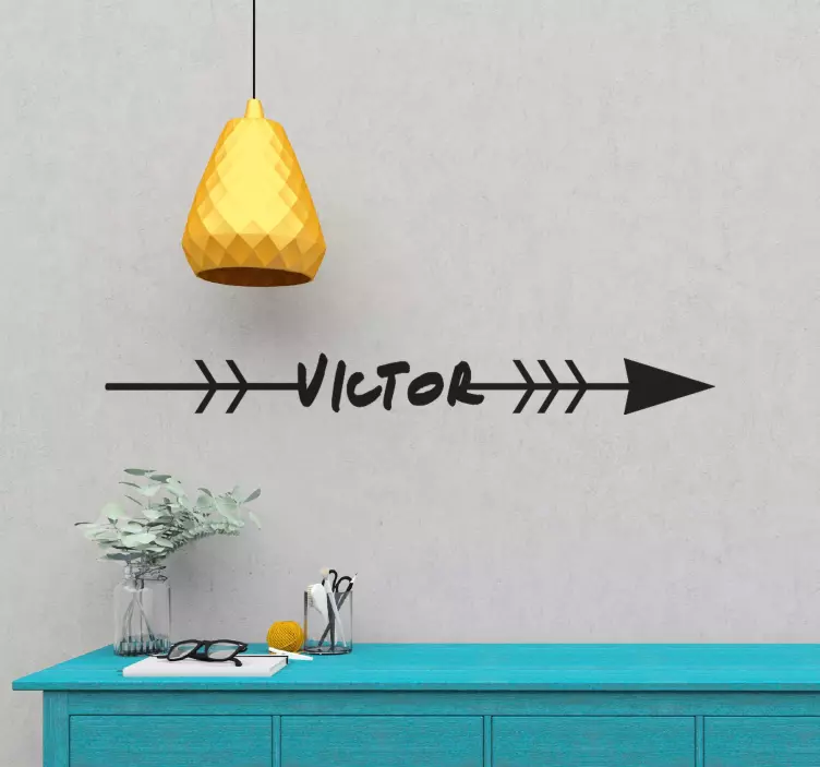 Etichete animale direcția săgeții personalizate - TenStickers