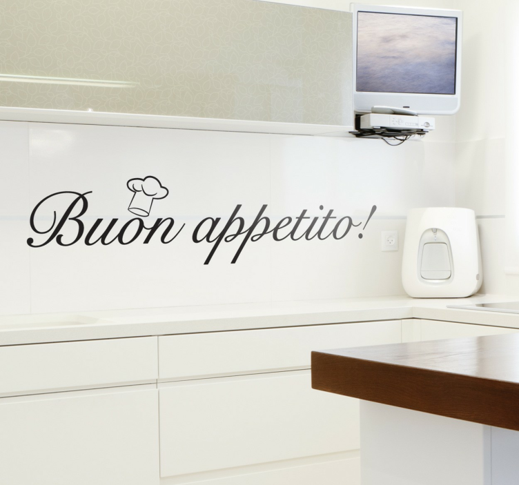 Etichete animale vinilo decorativo buon appetito - TenStickers