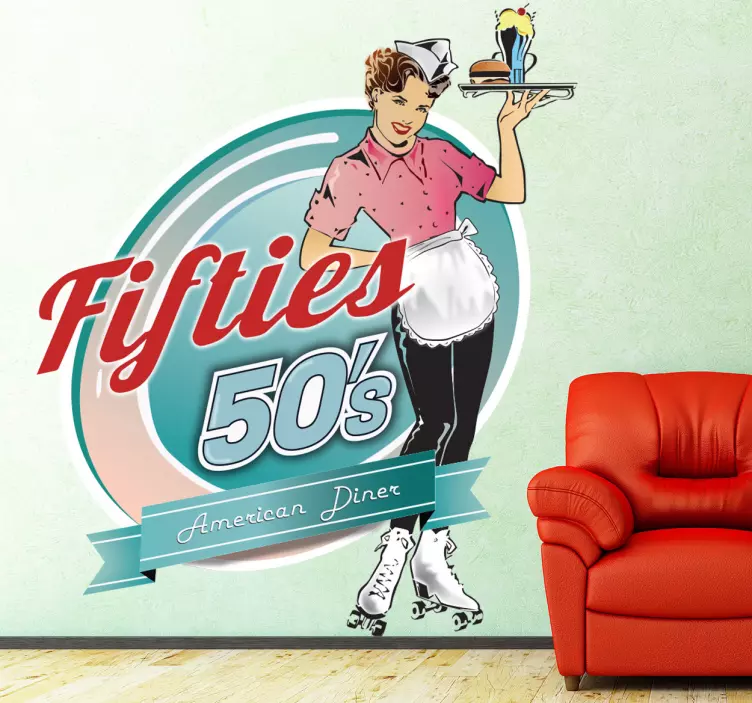 American stăpân pe perete - TenStickers