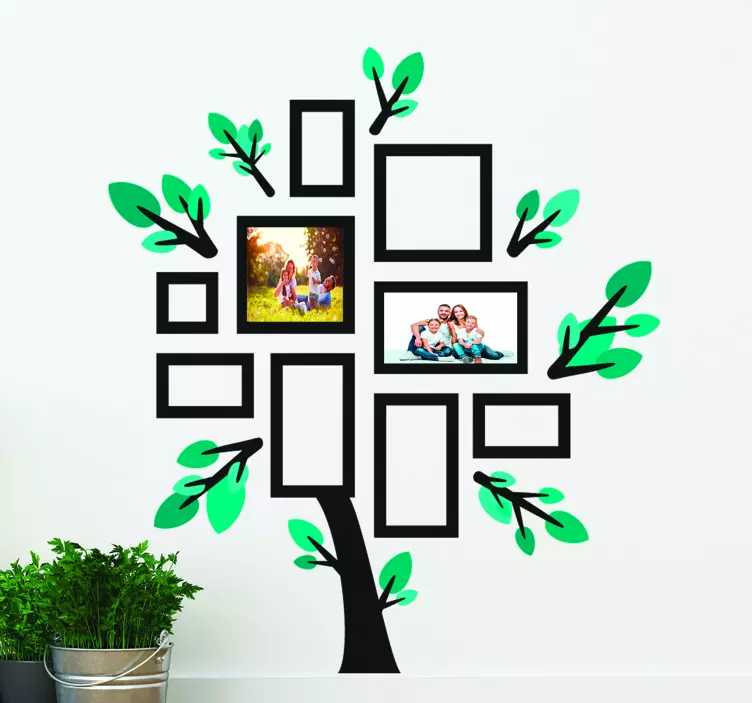Family tree sticker de vinil - TenStickers
