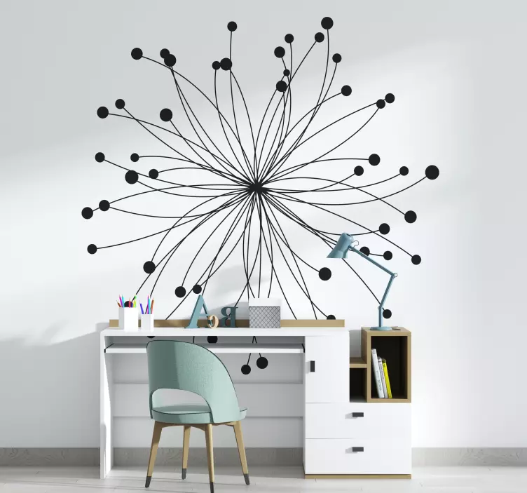 Atom sticker - TenStickers