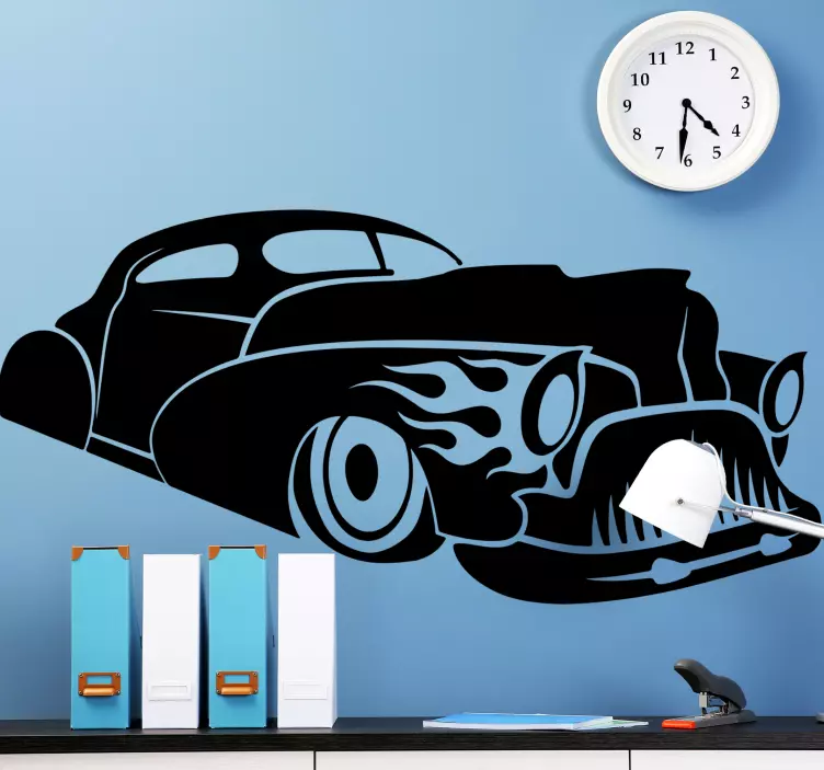 Autocolant de vinil concept hot rod - TenStickers
