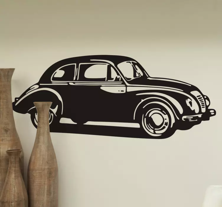 Autocolant auto vintage de turism - TenStickers