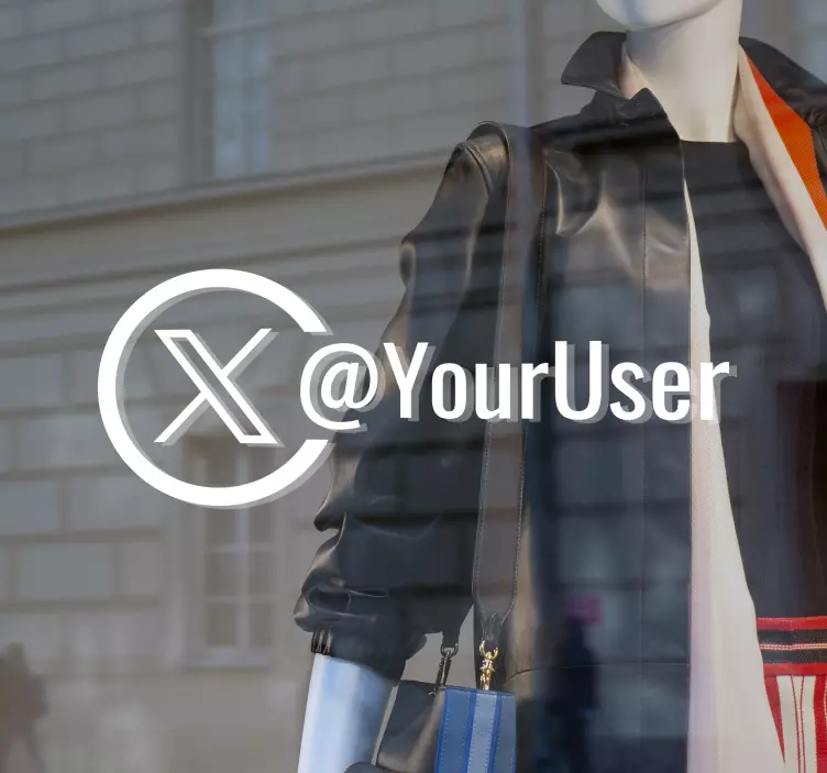 Autocolant autocolant semn de twitter - TenStickers