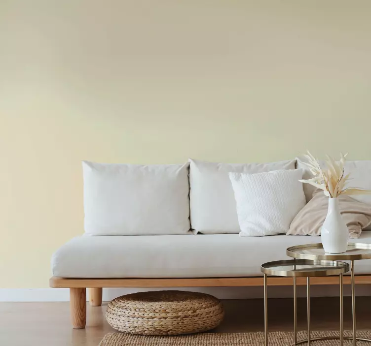 Decalcomanie de perete din vinil simplu bej - TenStickers