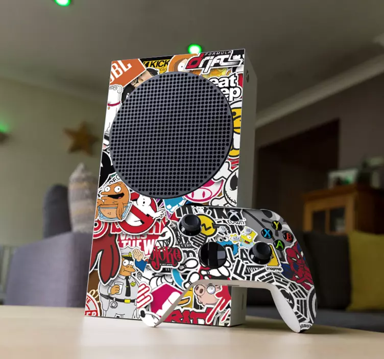 Autocolant clasic de colaj pentru piele xbox - TenStickers