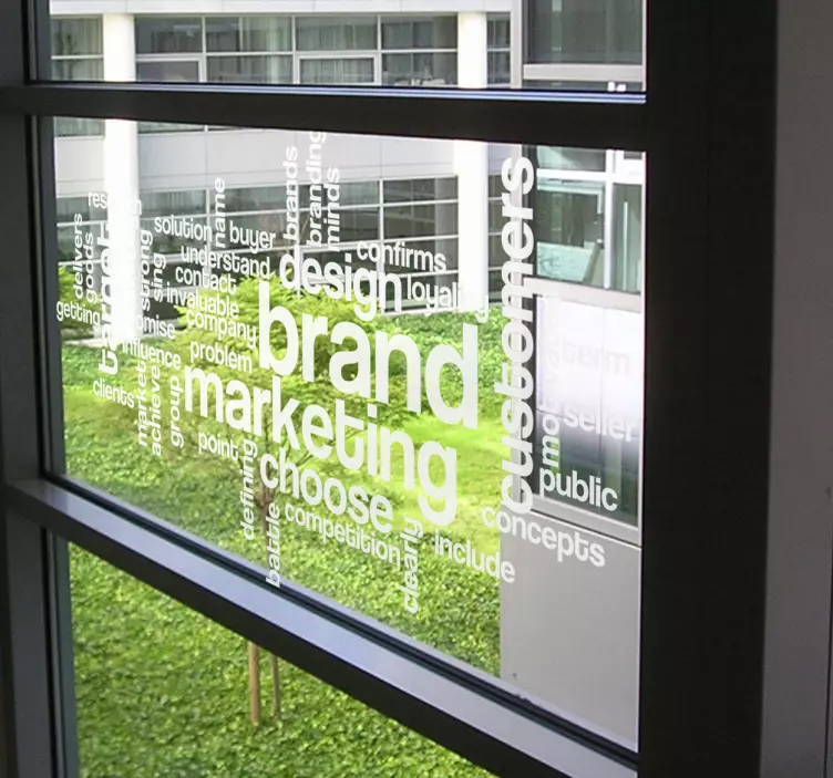 Autocolant concept de marketing - TenStickers