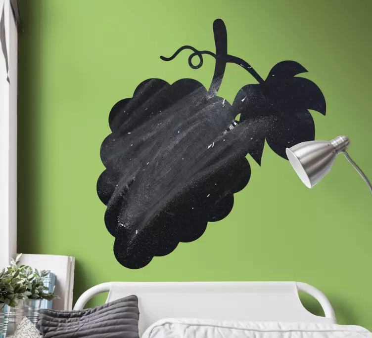 Struguri design minunat scrie pe autocolant - TenStickers