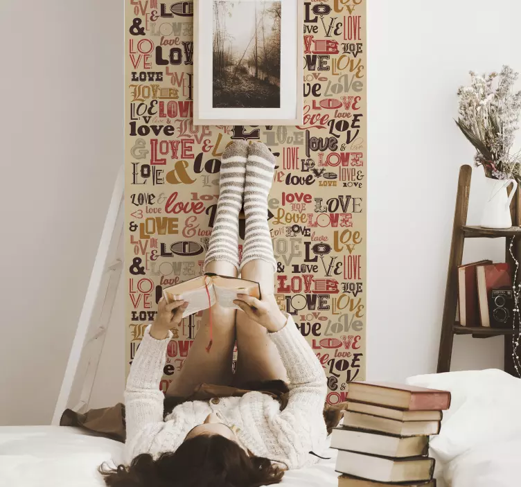 Autocolant cu dragoste declarații de dragoste colorate - TenStickers