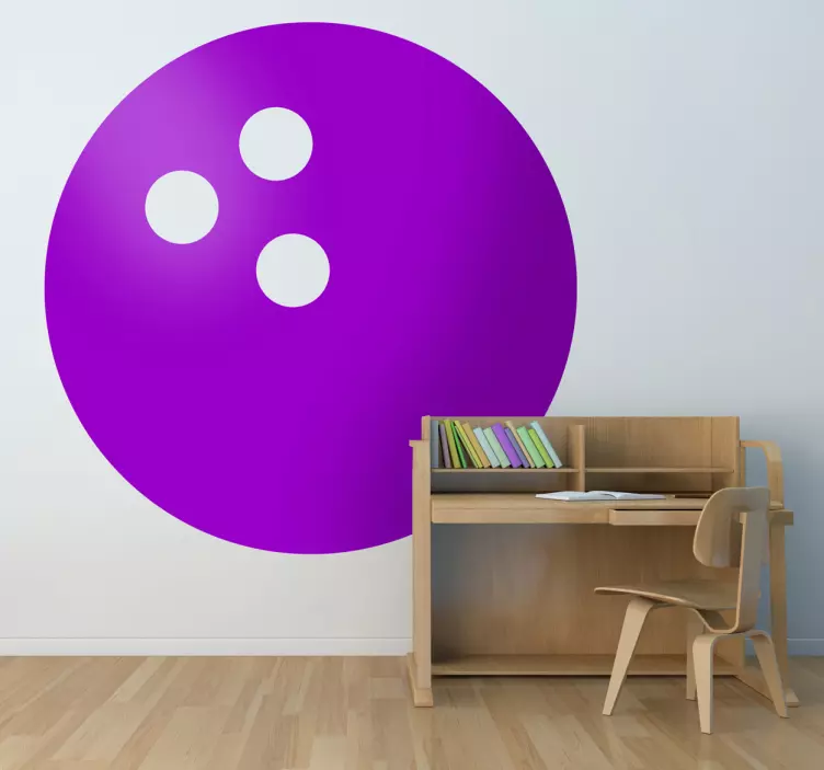 Autocolant cu minge de bowling - TenStickers