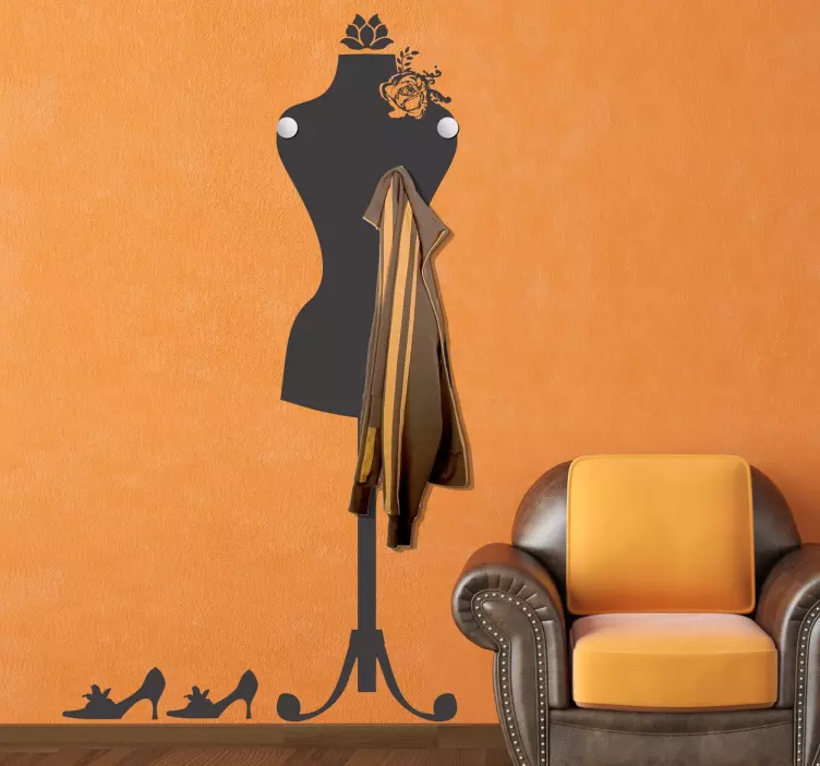 Autocolant cu raft de manechin - TenStickers