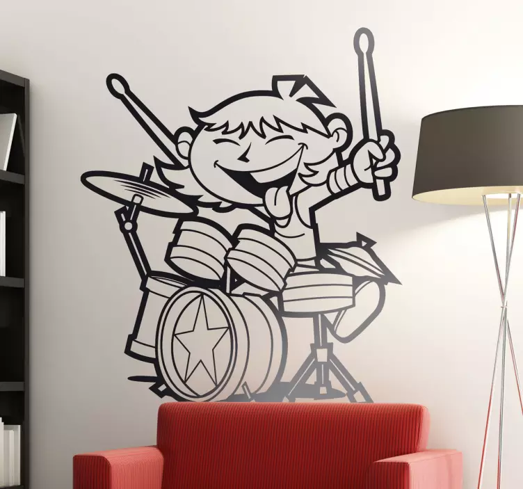 Autocolant cu tobe copii - TenStickers