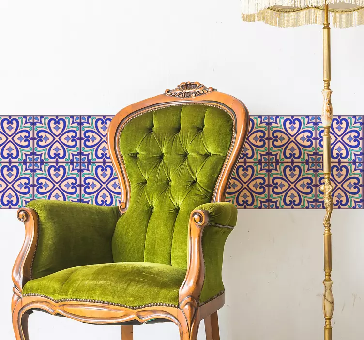 Autocolant cu perete de flori talavera - TenStickers