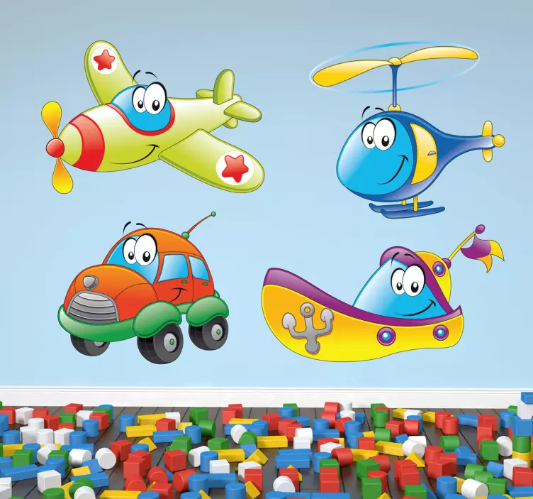 Autocolant de caractere de transport - TenStickers