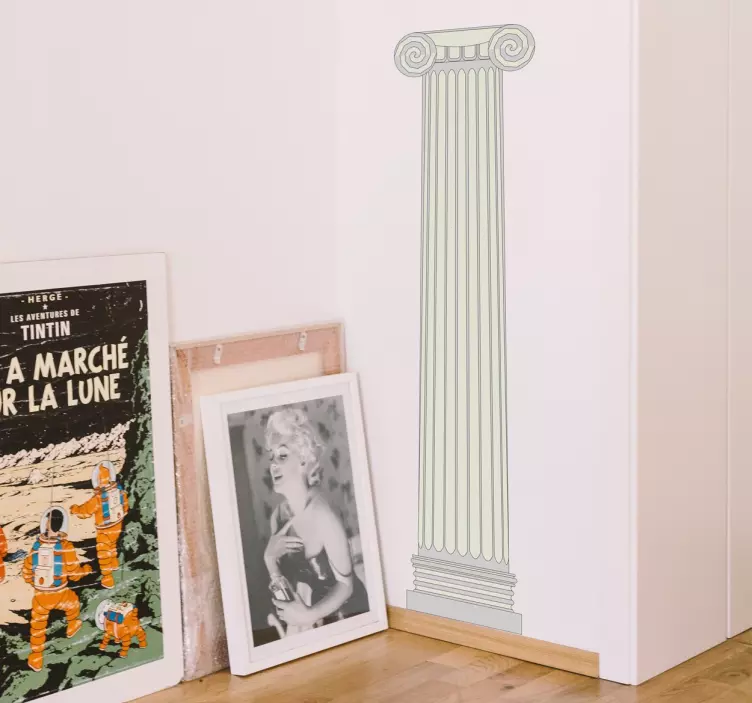 Autocolant de coloană grecească - TenStickers