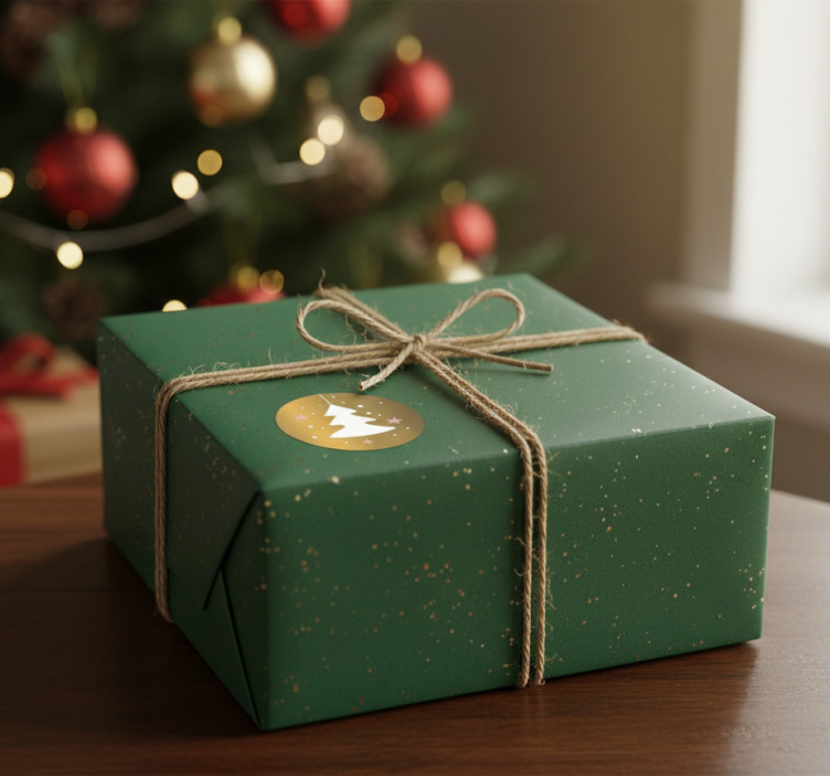 Autocolant de crăciun pentru cadouri - TenStickers