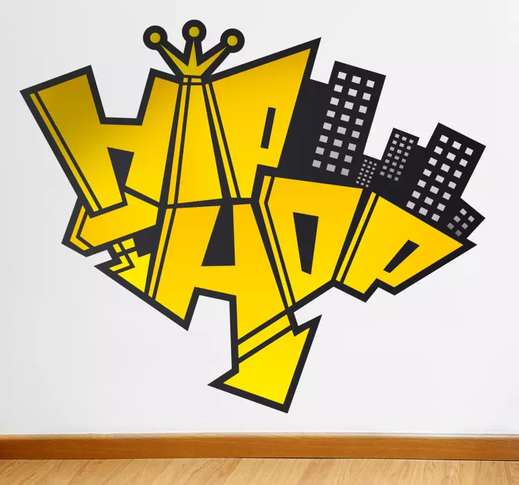 Autocolant de culoare hip hop - TenStickers