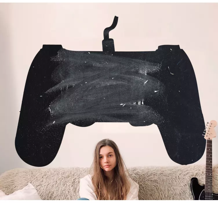 Controler de jocuri video design distractiv scrie pe autocolant - TenStickers