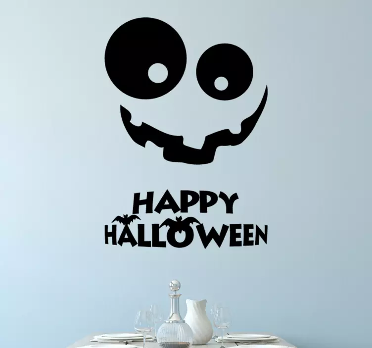 Autocolant de dovleac de halloween - TenStickers