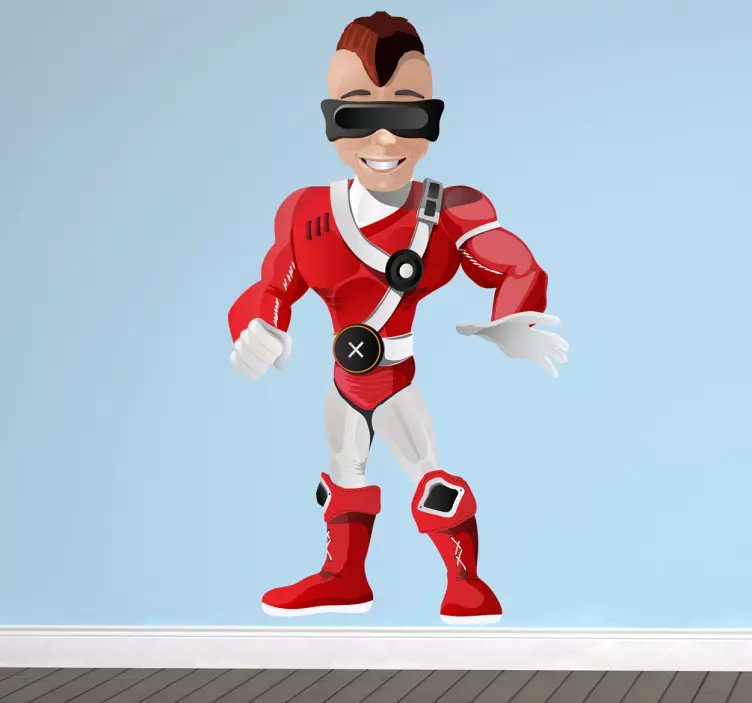 Autocolant de eroi viziune supraumană - TenStickers