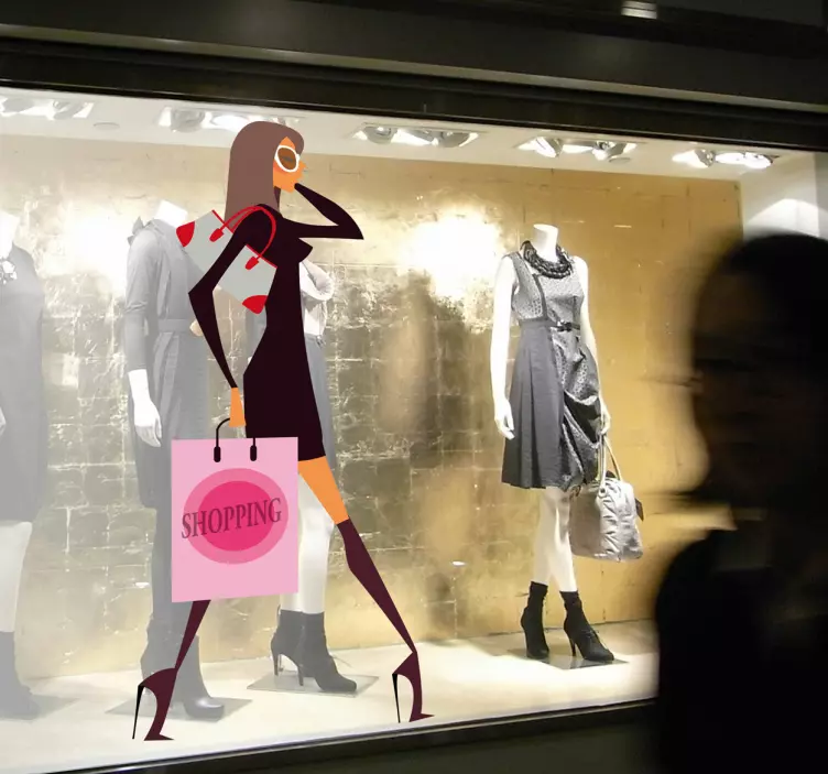 Autocolant de femeie strălucitoare - TenStickers