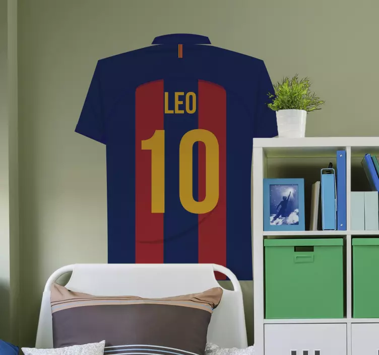 Messi fotbal perete decal - TenStickers