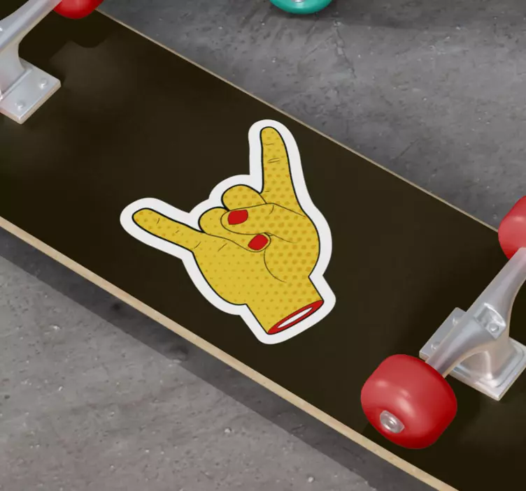 Autocolant de fotbal simbolul gestului mâinii - TenStickers