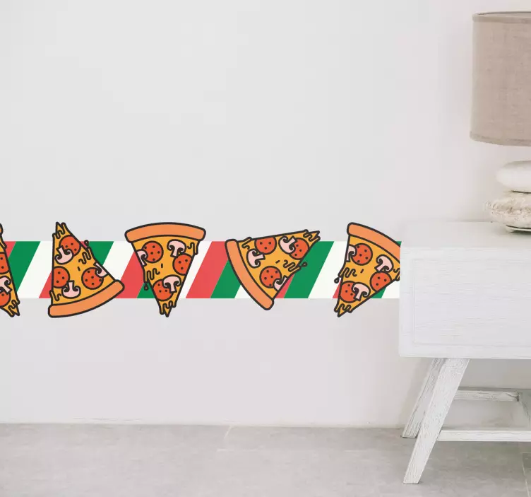 Autocolant italian de perete pentru pizza - TenStickers
