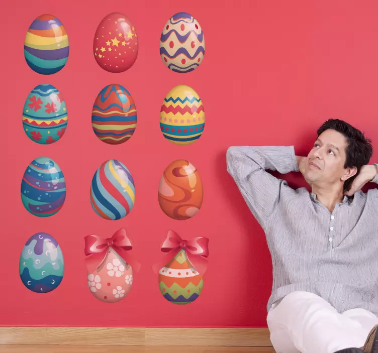Autocolant de ouă de paște - TenStickers