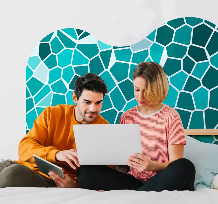 Autocolant de mozaic abstract - TenStickers