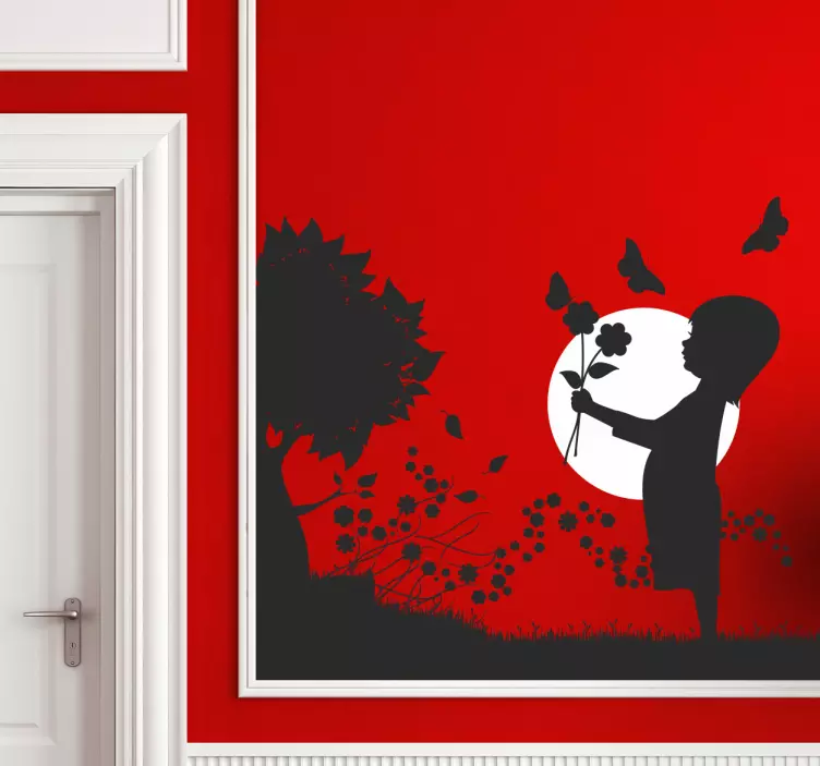 Autocolant de perete apus de soare - TenStickers