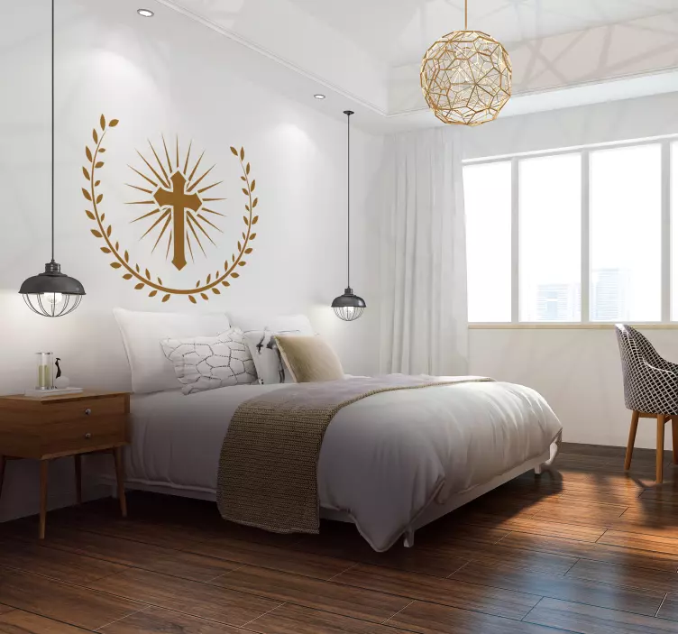 Autocolant de perete cruce creștine - TenStickers